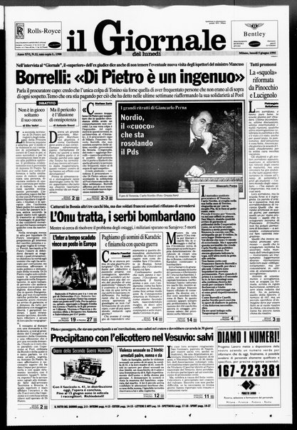 Il giornale del lunedi